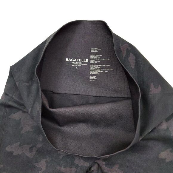 Bagatelle Collection Camo Ankle Leggings Womens Small High Waist Green Yoga - Picture 3 of 9